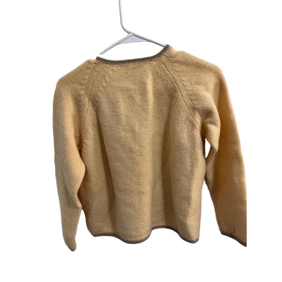 Sportworld Butter Wool Button Front Embroidered Patterns Long Sleeve Cardigan L - Picture 4 of 7
